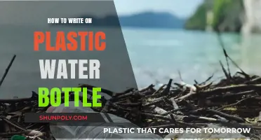 Creative Tips for Writing on Plastic Water Bottles Easily