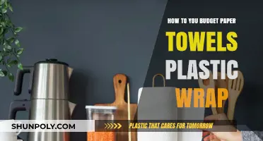 Smart Shopping: Budgeting for Paper Towels and Plastic Wrap
