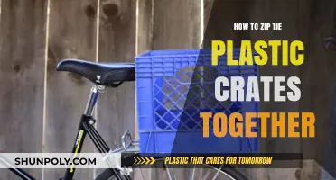 Zip-Tying Plastic Crates: A Quick and Easy Guide