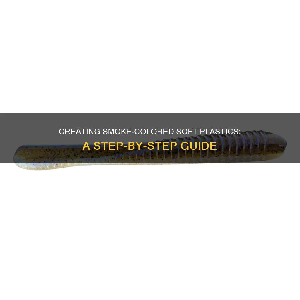 how toake a smoke colored soft plastics