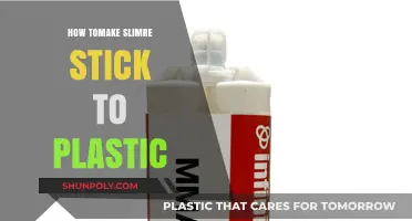 Adhesion Tricks: Making Slime Stick to Plastic