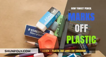 Erase Stubborn Pencil Marks From Plastic Surfaces