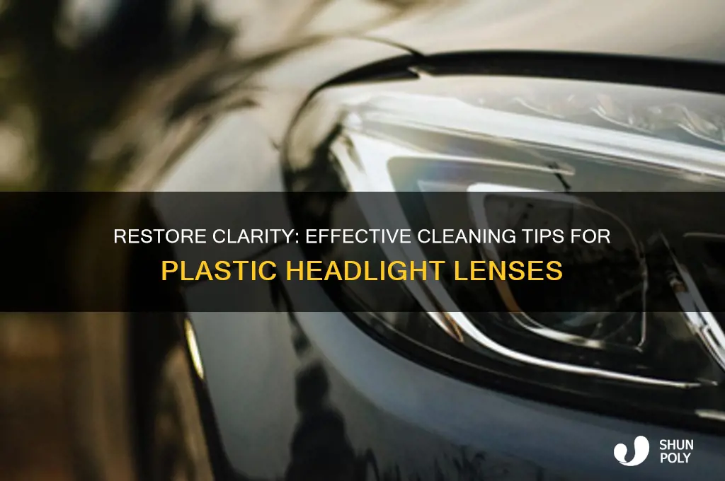 how too clean head light lenses that are plastic