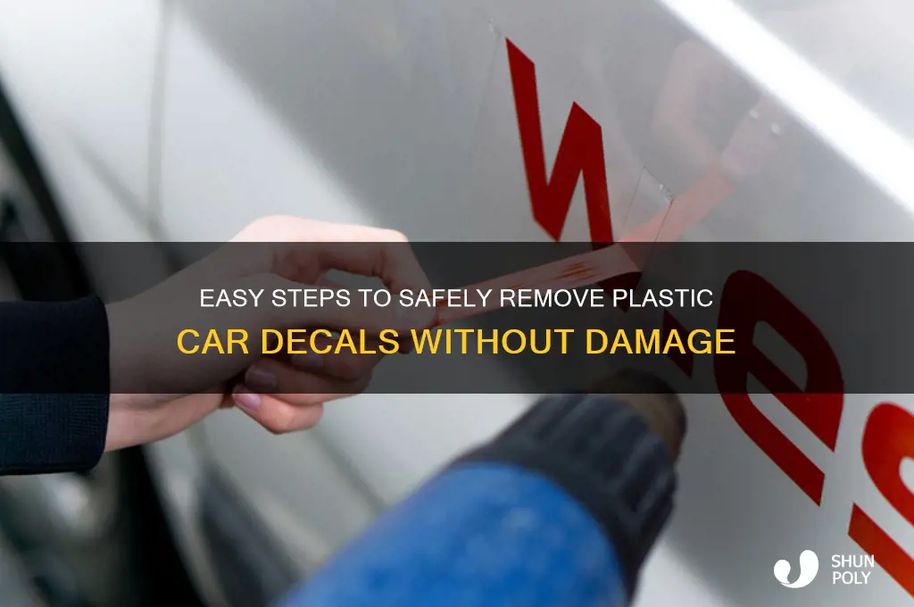 how top remove plastic car decal