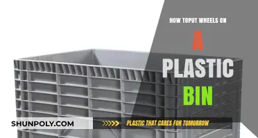 Mobile Storage: Adding Wheels to Plastic Bins