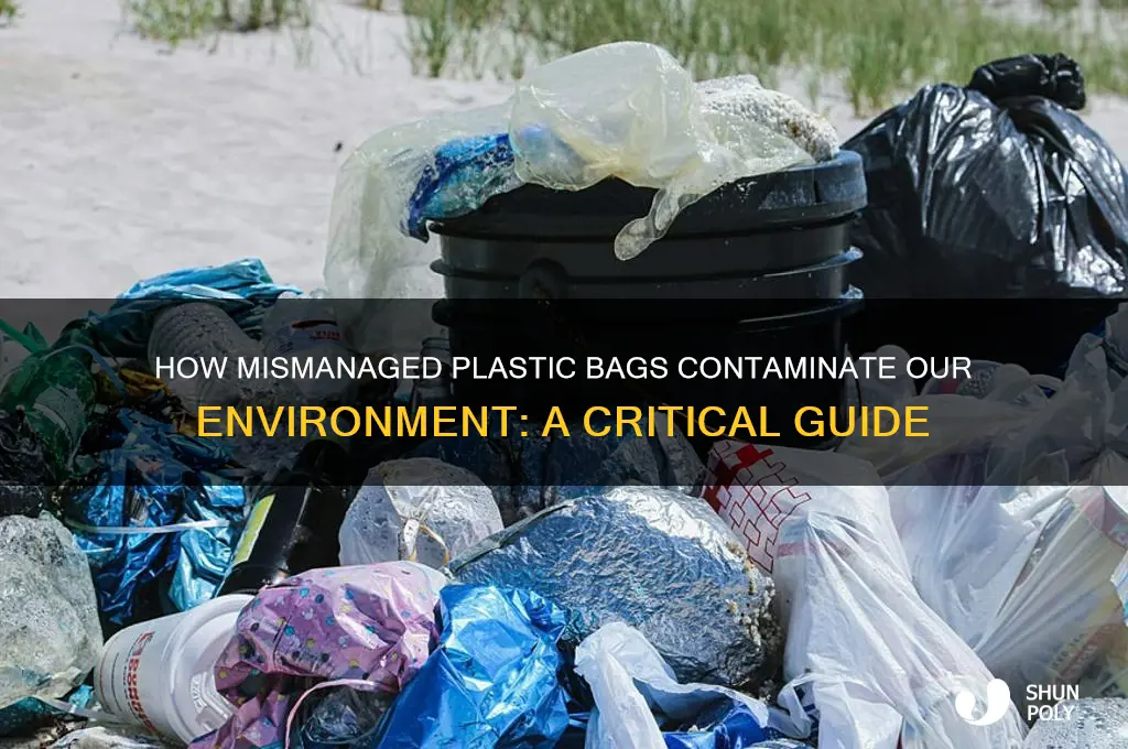 how tosed plastic bags contaminate envirement