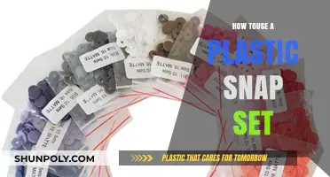 Using a Plastic Snap Set: A Beginner's Guide