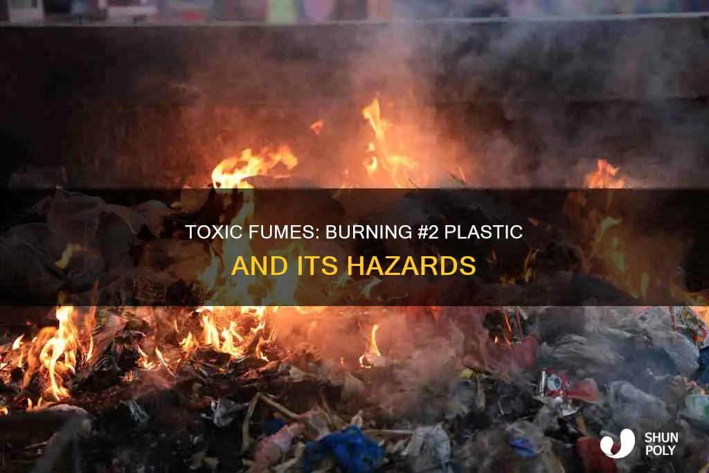 how toxic is 2 plastic when burned