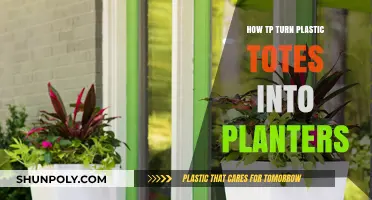 Transforming Plastic Totes: Creative Planter Ideas