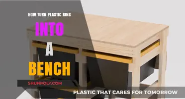 Transforming Plastic Bins: Create a Unique Bench