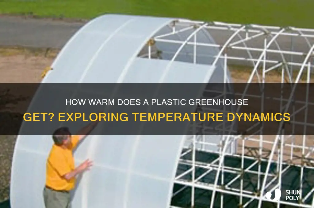 how warm does a plastic greenhouse get