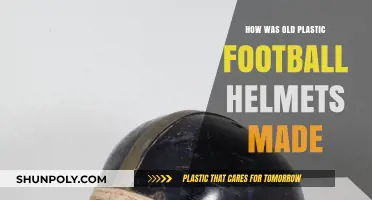 Crafting Vintage Plastic Football Helmets: Materials, Techniques, and History