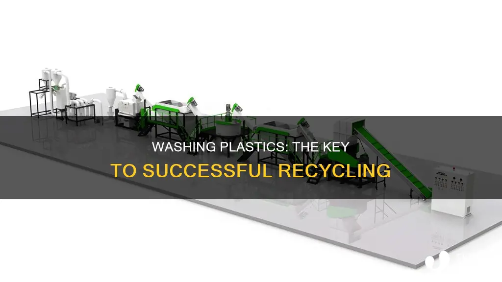 how wash plastic for recycling