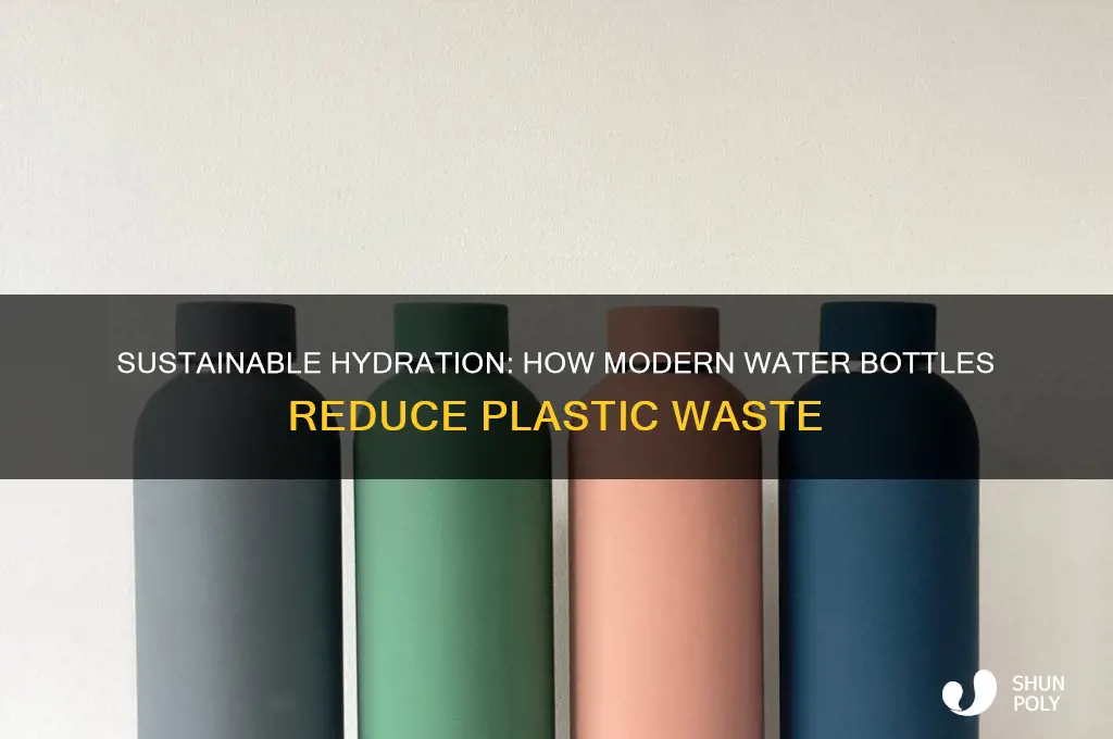how water bottles use less plastic now