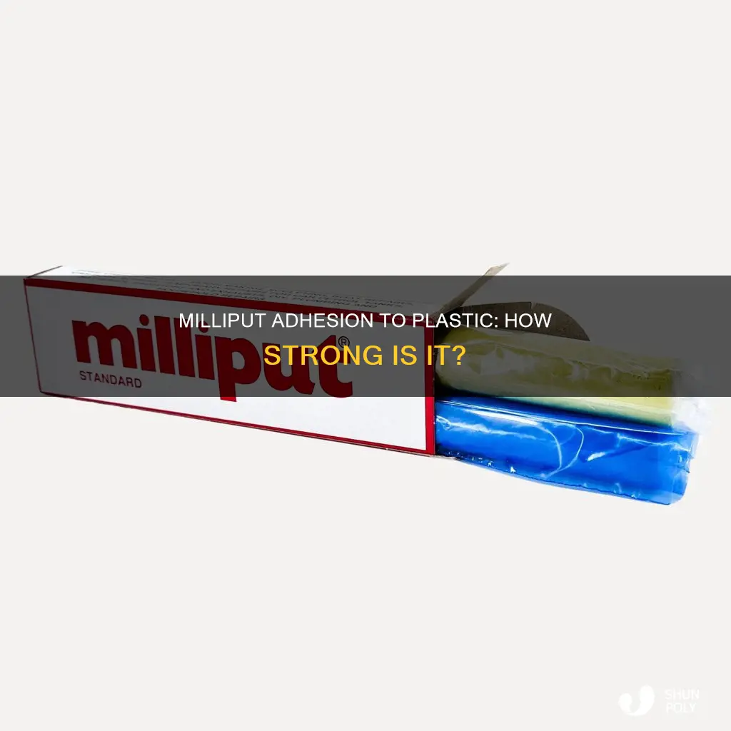 how well does milliput stick to plastic