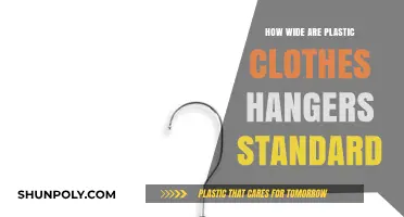 Standard Plastic Clothes Hangers: How Wide Are They?
