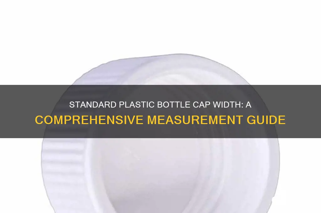 how wide is a plastic bottle cap
