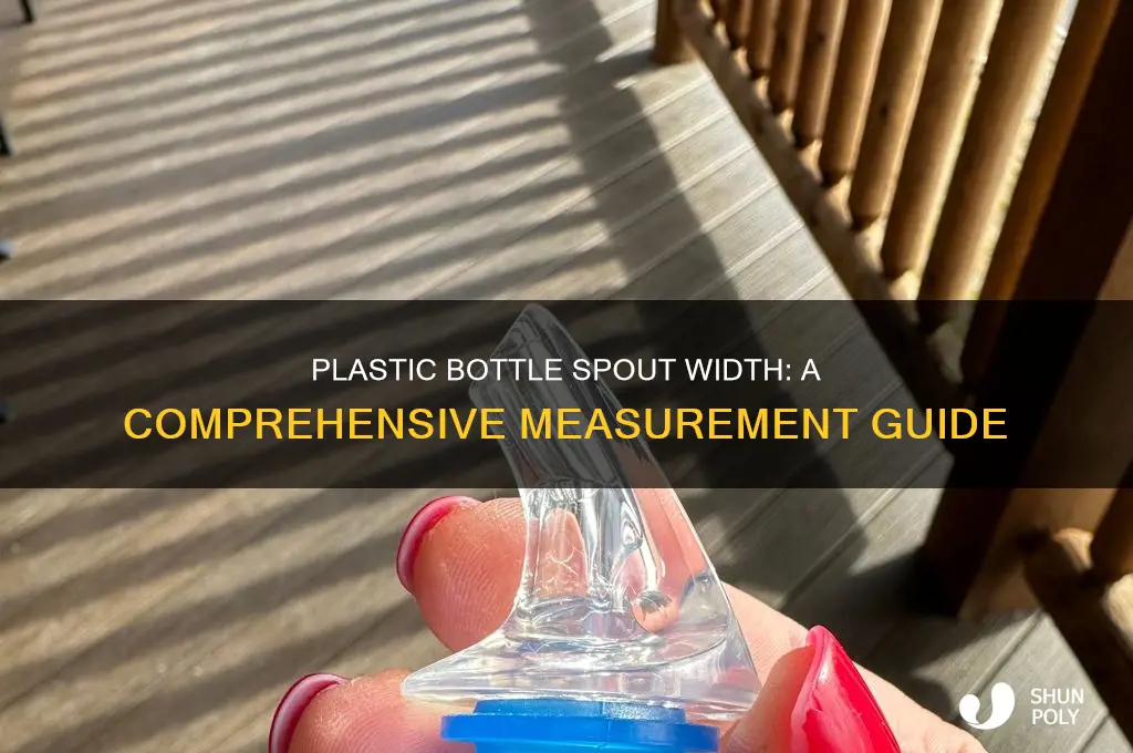 how wide is a plastic bottle spout