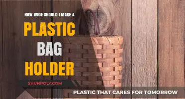 Perfect Plastic Bag Holder Width: A Practical DIY Guide