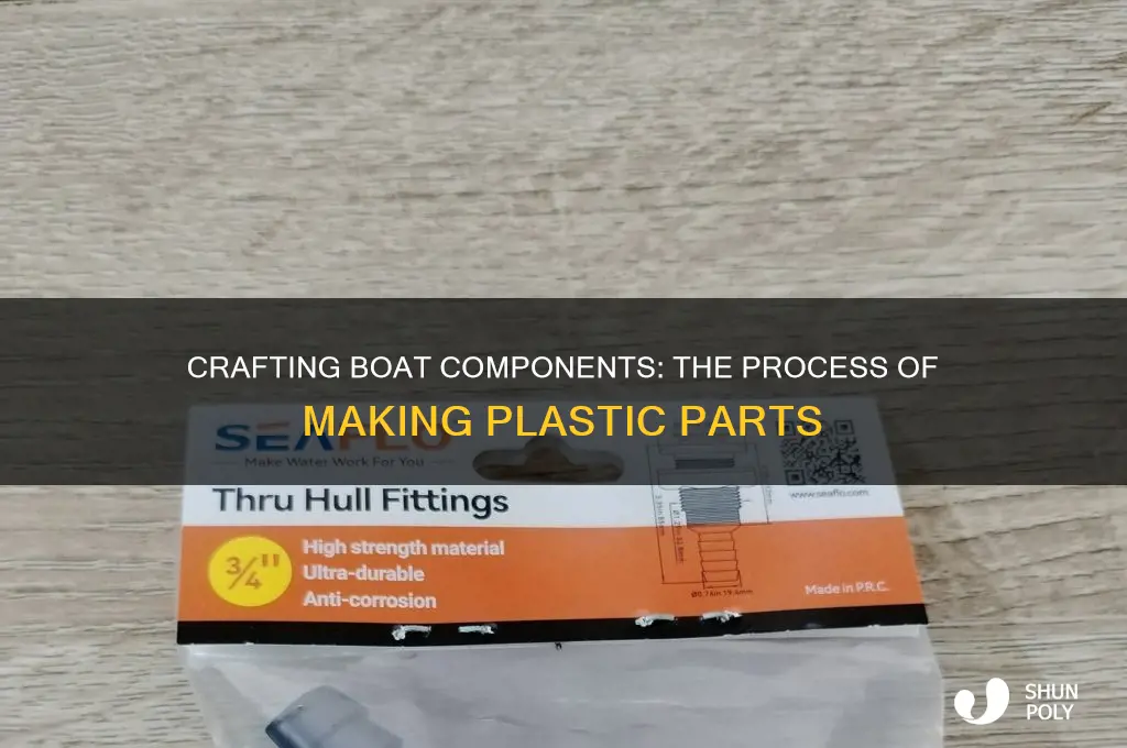 how you make the plastic part about boats