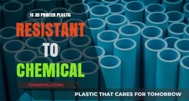 Plastic 3D Prints: Resistant to Chemicals?
