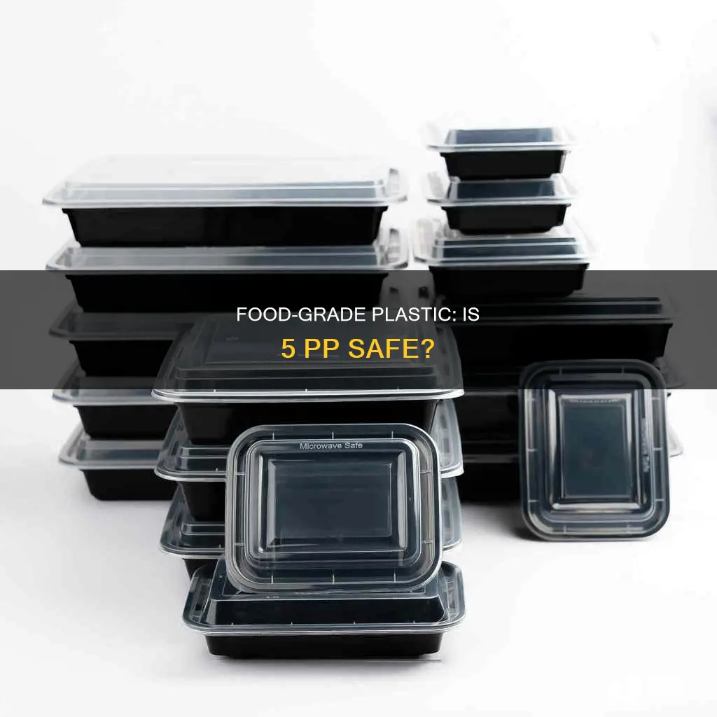 is 5 pp food grade plastic