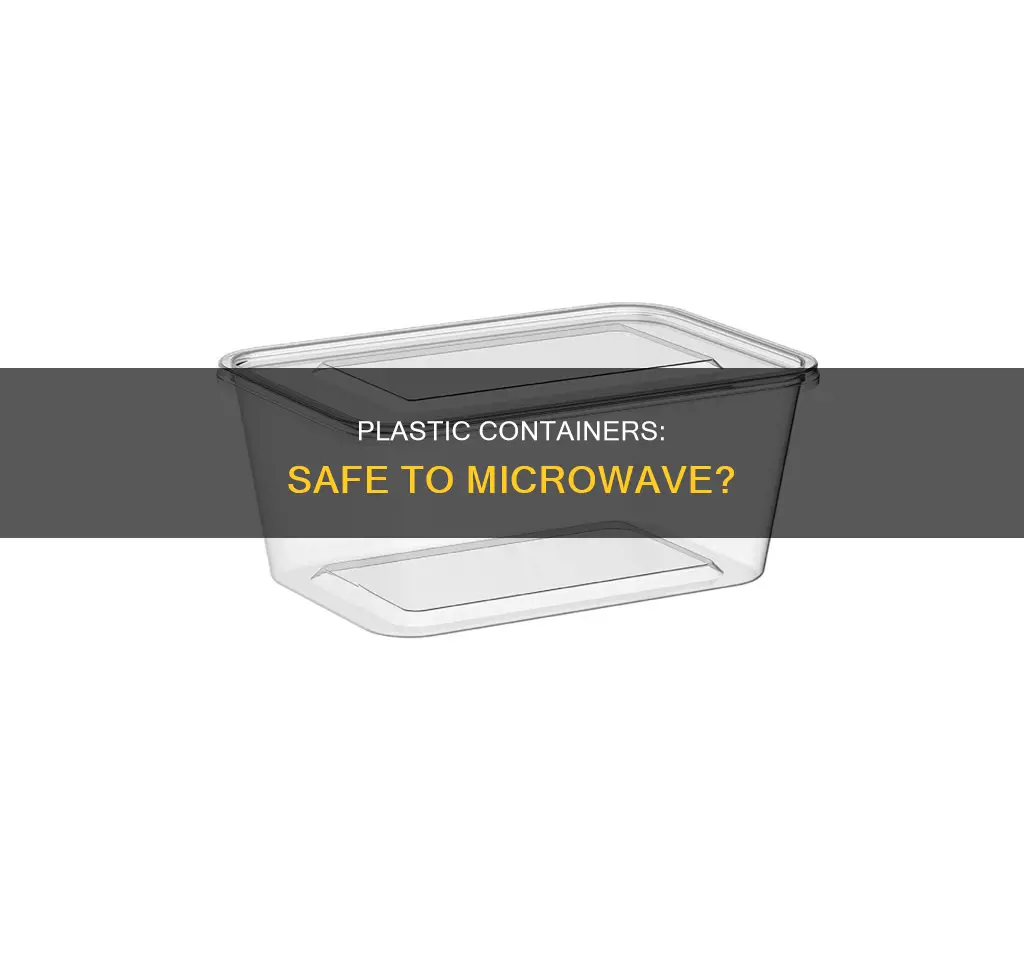 is a 5 plastic container microeave safe