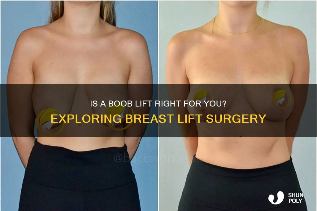 is a boob lift plastic surgery