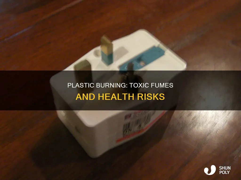 is a burnt plastic smell harmful