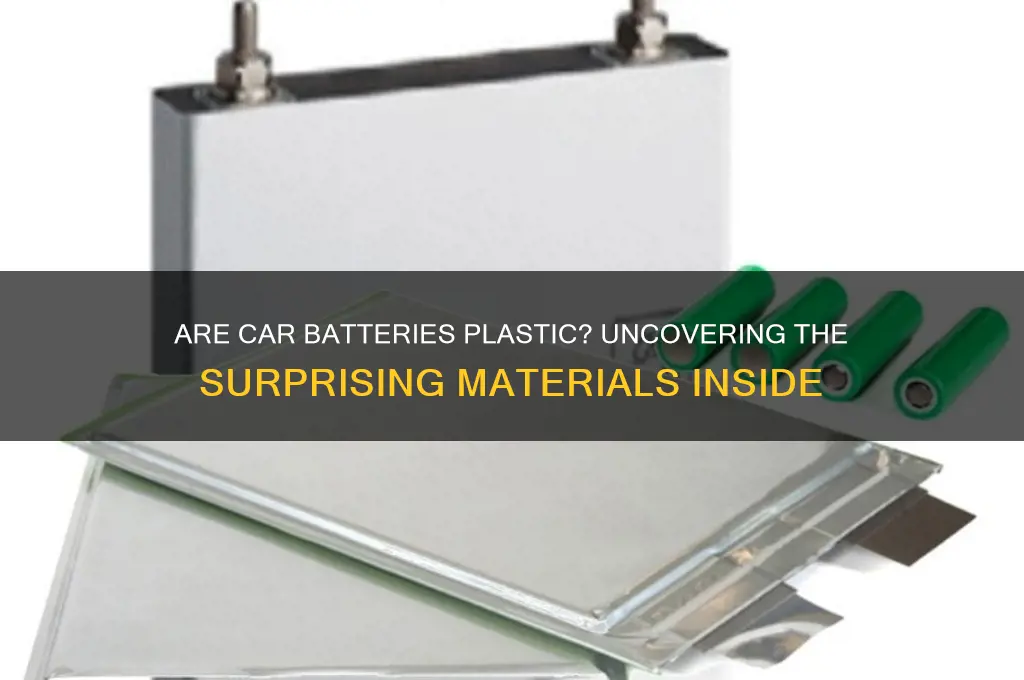is a car battery made of plastic