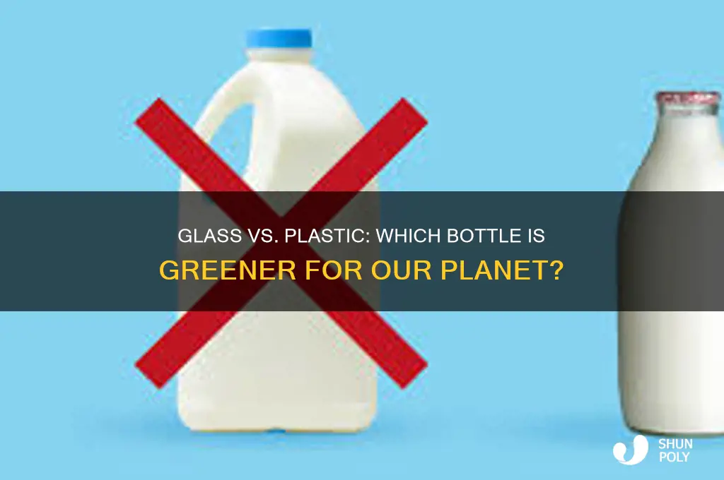 is a glass bottle better for teh environment than plastic
