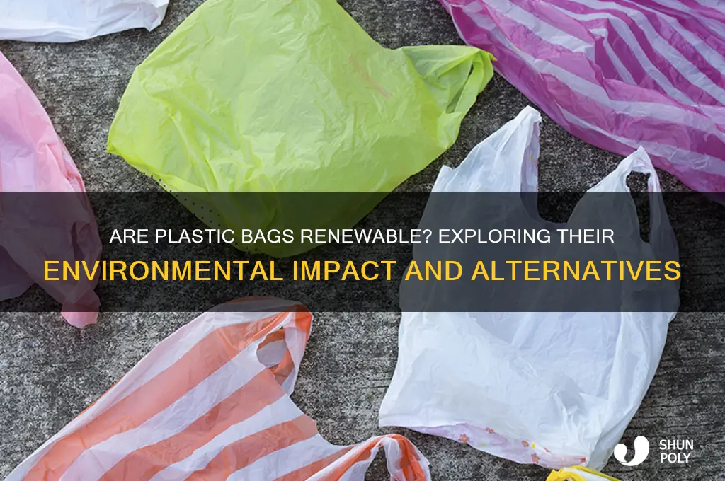 is a plastic bag renewable