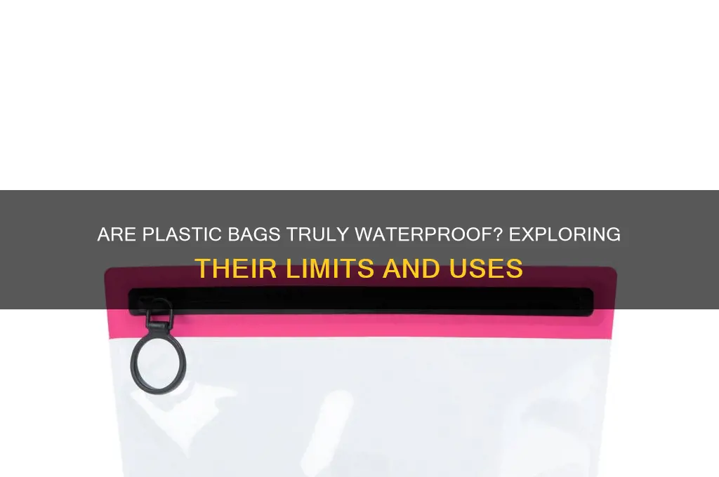 is a plastic bag waterproof