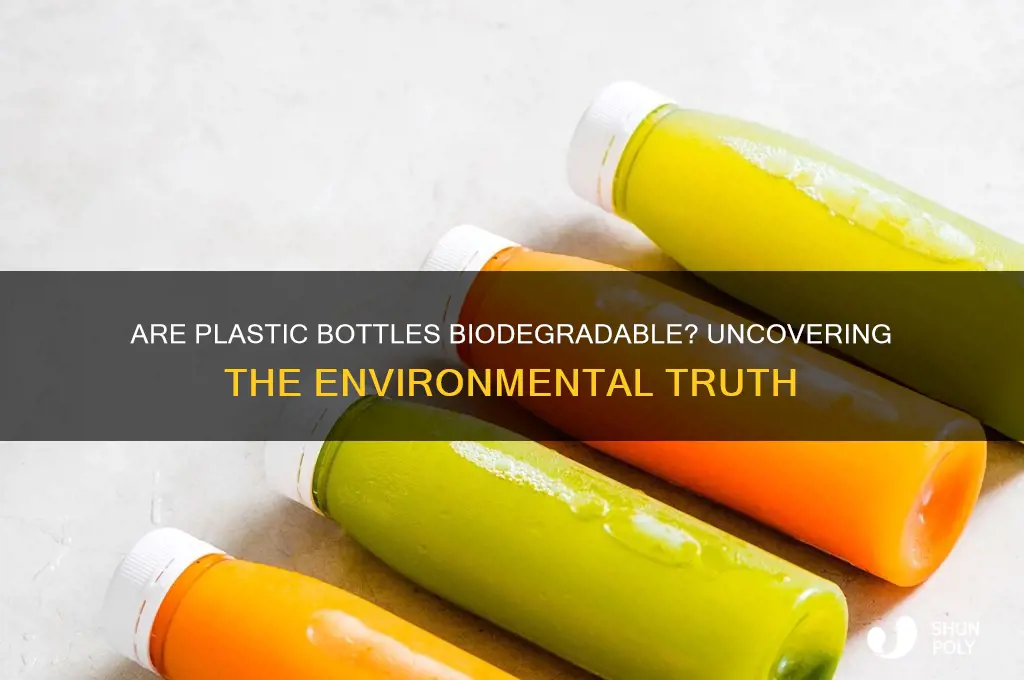 is a plastic bottle biodegradable