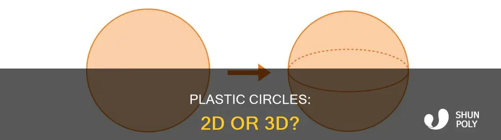 is a plastic circle a 3d shape