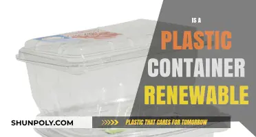 The Plastic Container Paradox: Renewable or Not?
