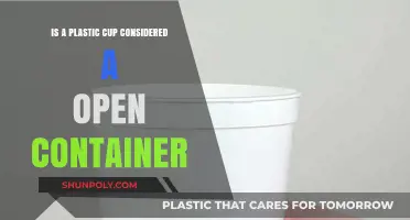 Plastic Cup Conundrum: Open Container or Not?