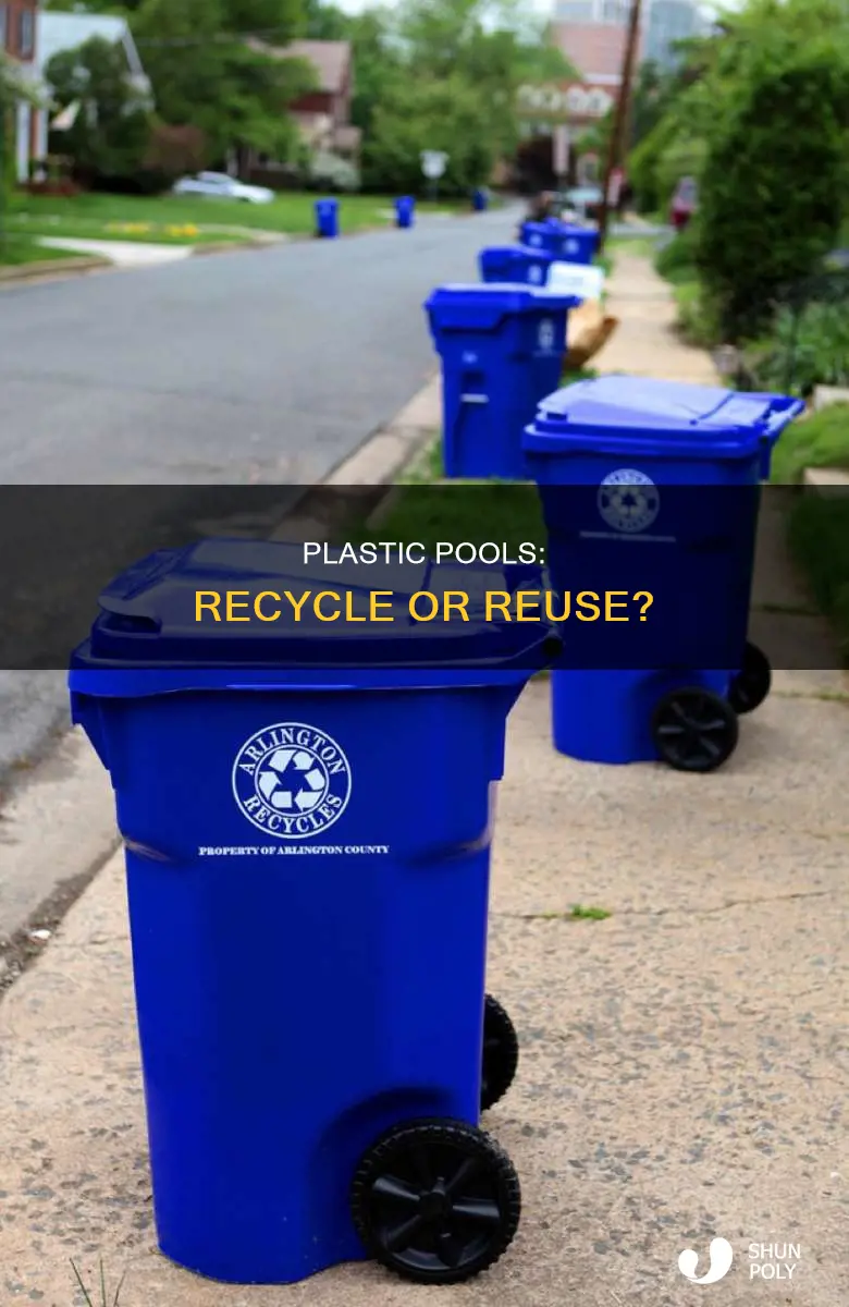 is a plastic pool recyclable