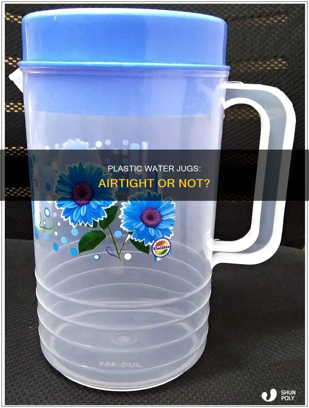 is a plastic water jug airtight