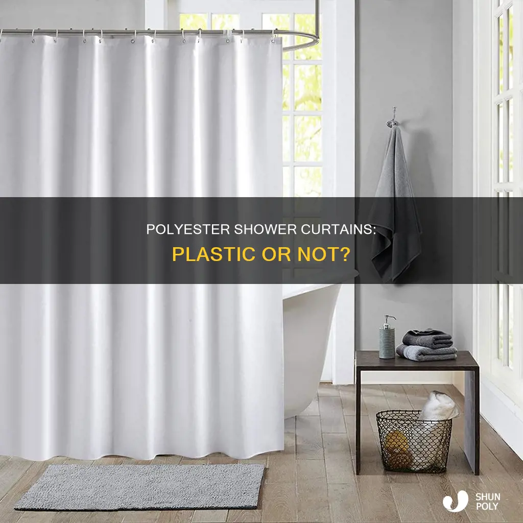 is a polyester shower curtain plastic