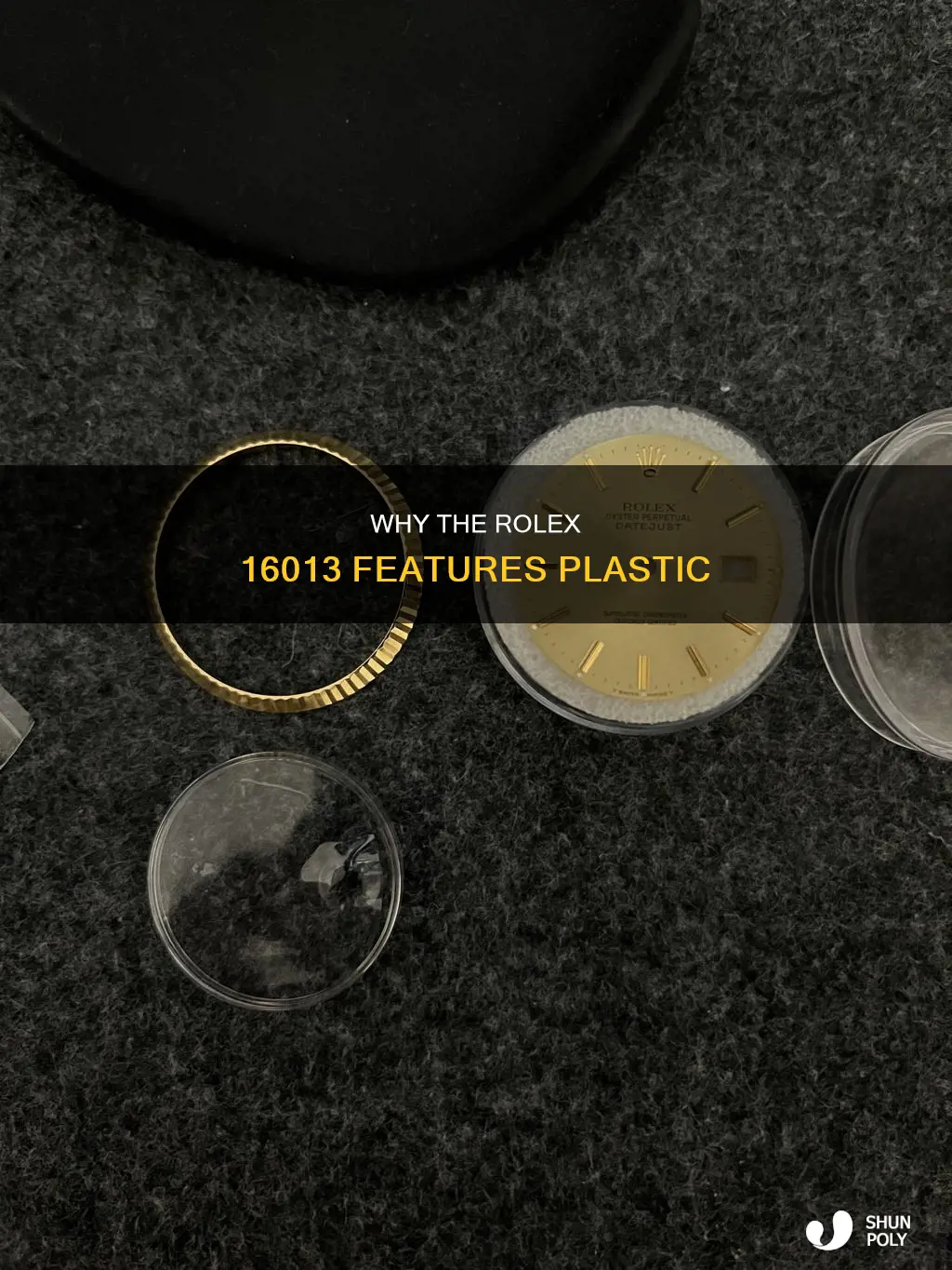 is a rolex 16013 have a plastic