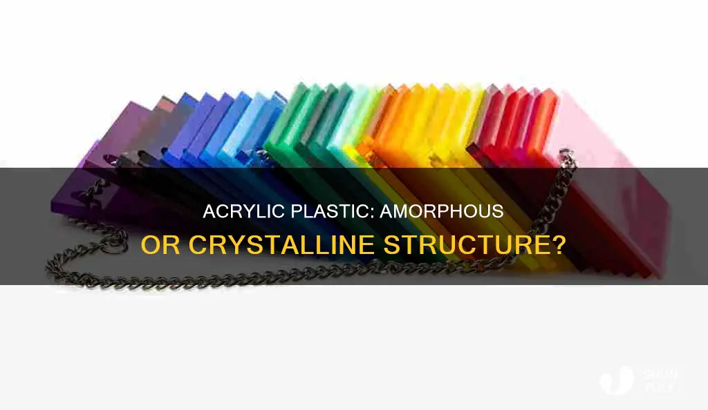 is acrylic plastic amorphopus or crystaline