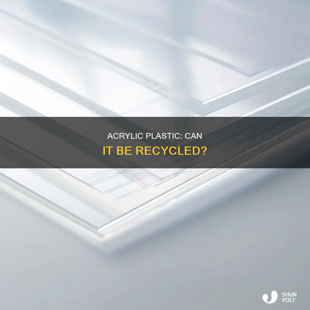 is acrylic plastic recyclable