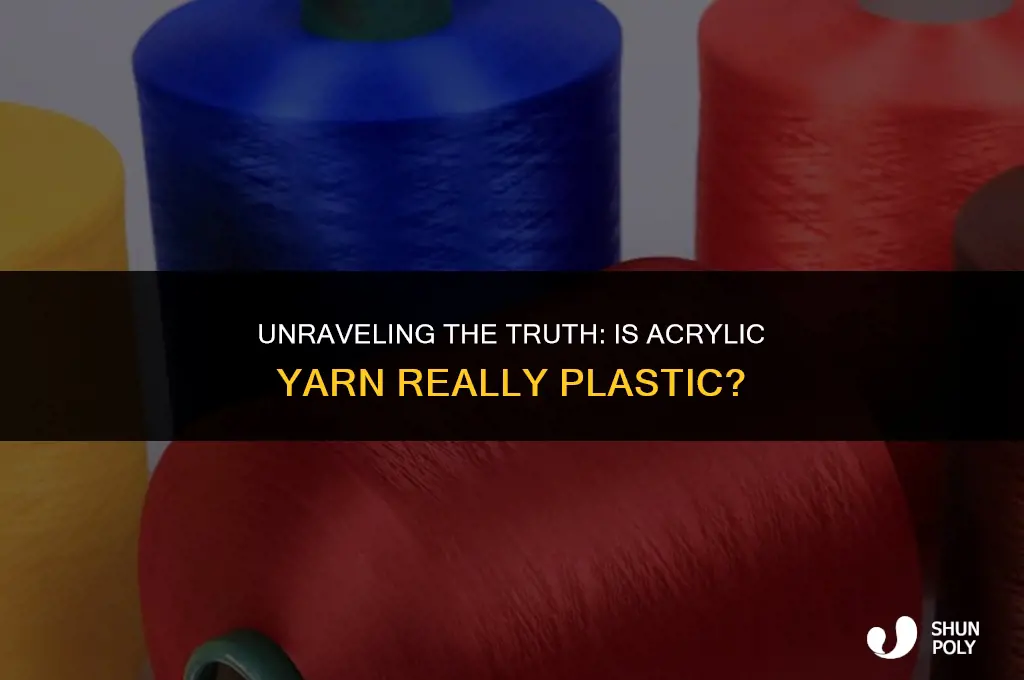 is acrylic yarn plastic
