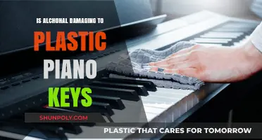 Alcohol's Effect on Piano Keys: Plastic Damage?