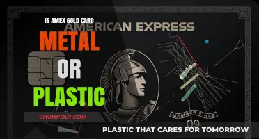 Amex Gold Card: Metal or Plastic?