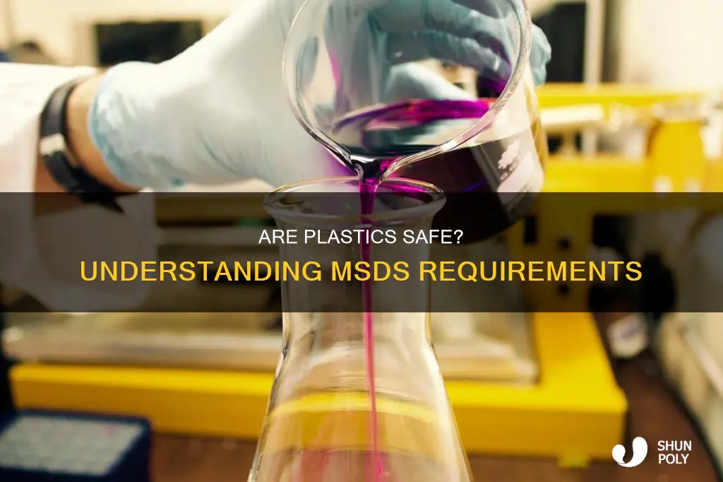 is an msds required for plastics