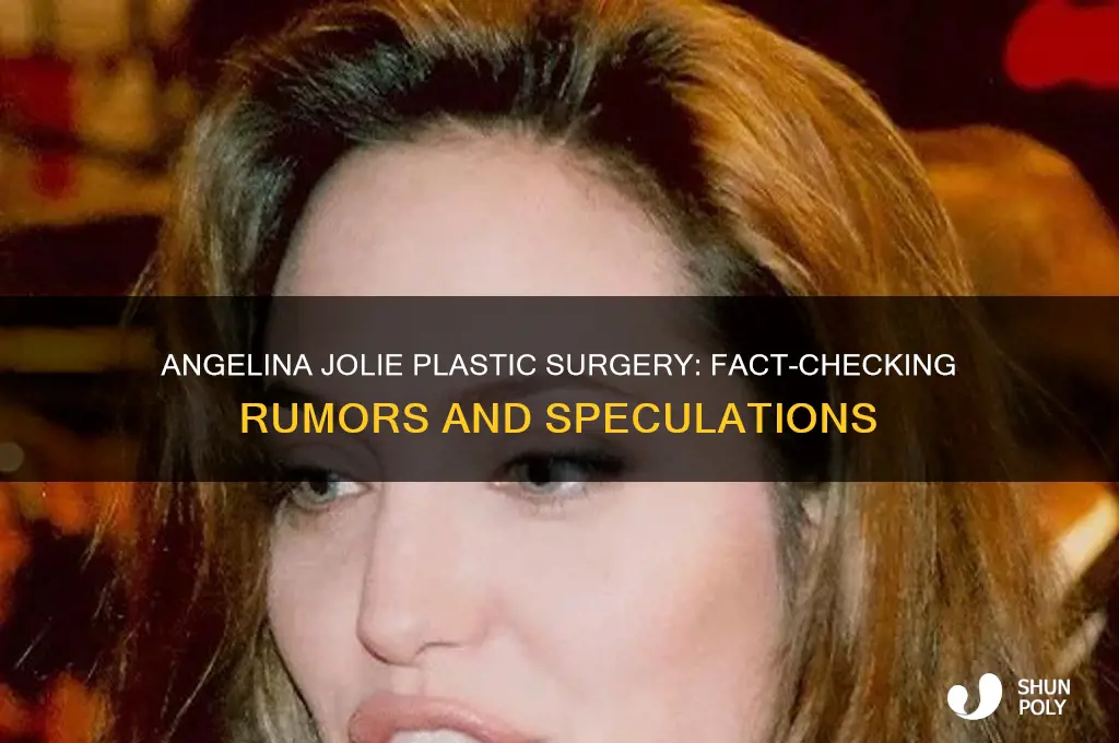 is angelina jolie plastic surgery