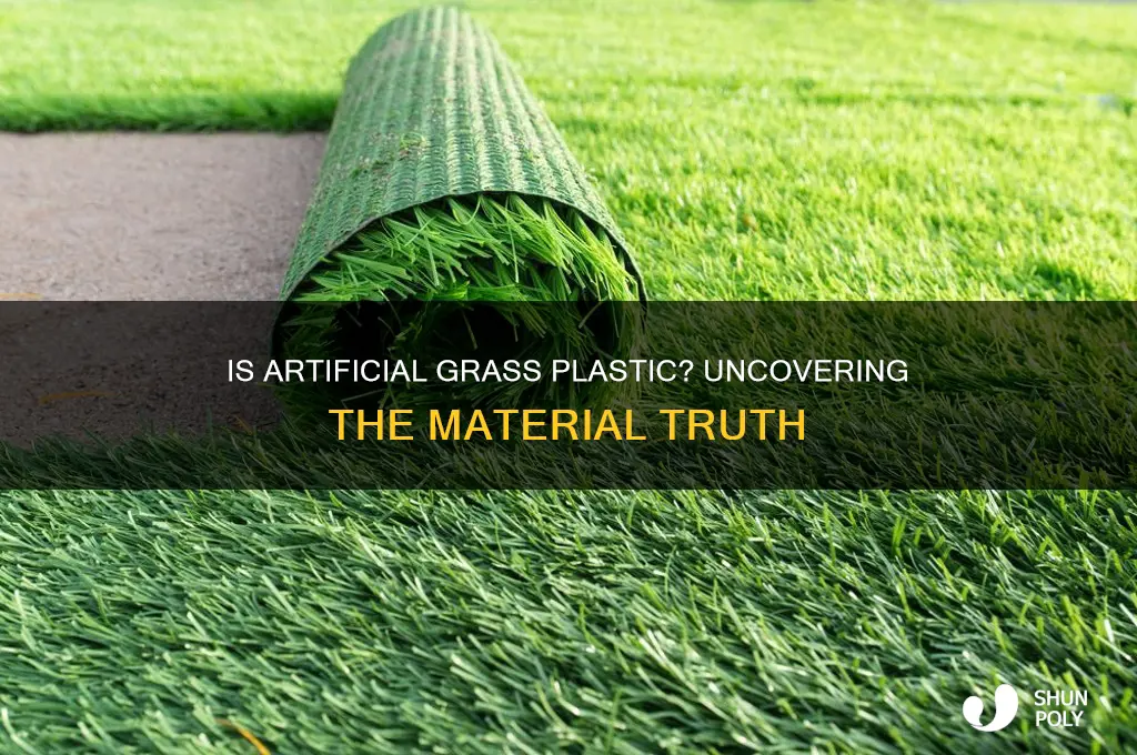 is artificial grass made from plastic