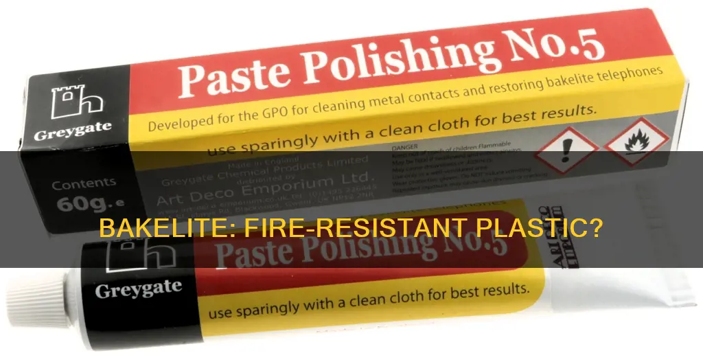 is bakelite a fire resistant plastic